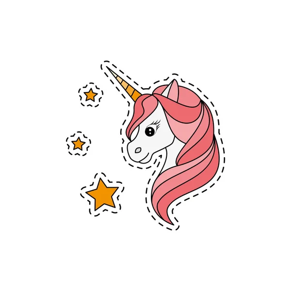 Unicornio. Ilustración vectorial — Vector de stock