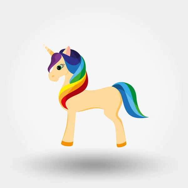 Unicornio. Ilustración vectorial — Vector de stock