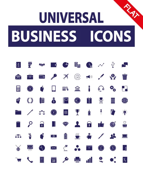 Business. Universal Icons. — Stock Vector