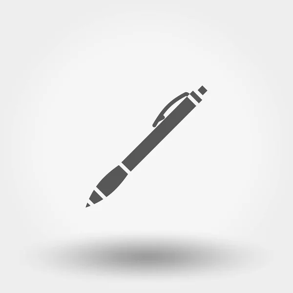 Un stylo. Conception plate . — Image vectorielle