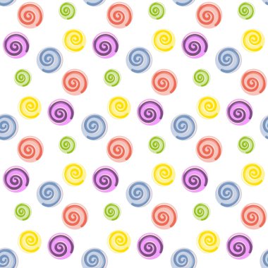 Lolipop. Şeker. Seamless modeli.