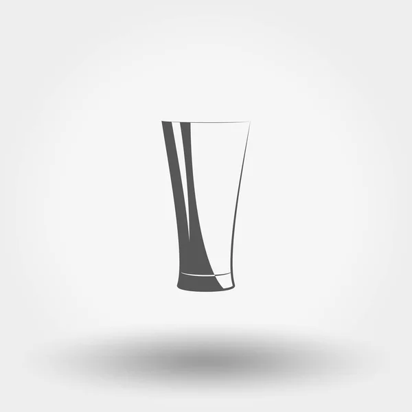 Un verre classique. Icône vectorielle . — Image vectorielle