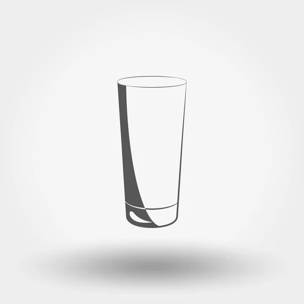 Un verre classique. Icône vectorielle . — Image vectorielle