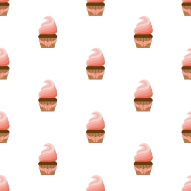Gökkuşağı Cupcake. Desen.
