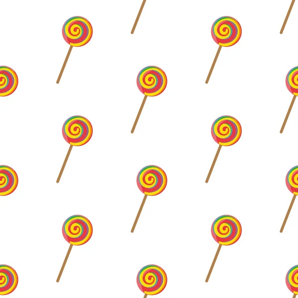 Lollipop. Naadloze patroon — Stockvector