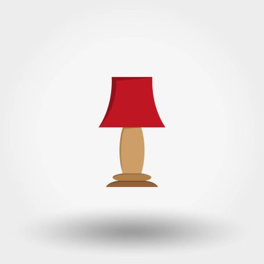 Lamba. Simge. Vektör. Düz.