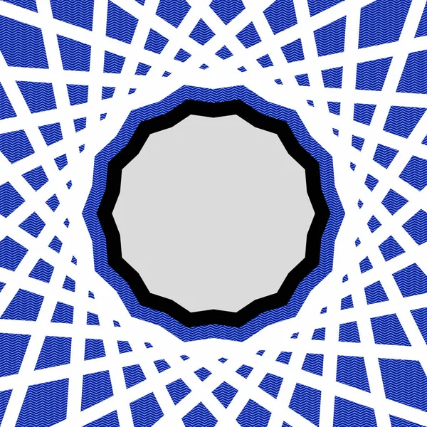 Blue geometric pattern — Stock Vector