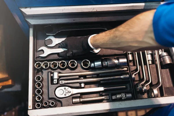Mechanic Tool koffer. — Stockfoto