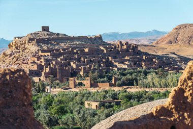 Ait Ben-Haddou clay kasbah.