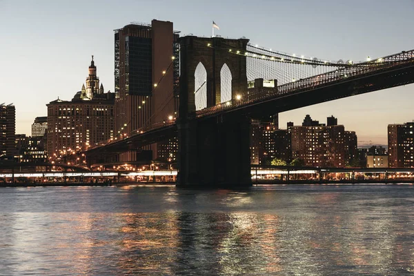 Brooklyn bridge New York. — Stockfoto