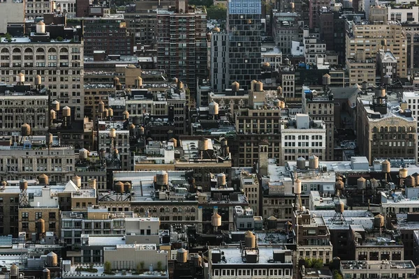 Närbild av byggnaden i New York City. — Stockfoto