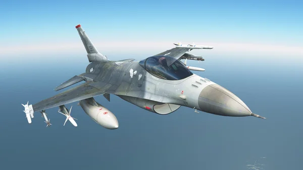 3D CG rendering of a fighter — Stock Photo, Image