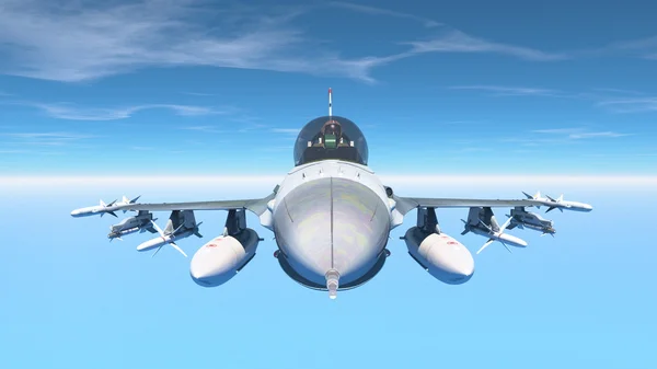 Bir Fighter 3d cg işleme — Stok fotoğraf
