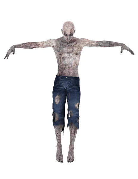 3D-cg rendering van een zombie — Stockfoto