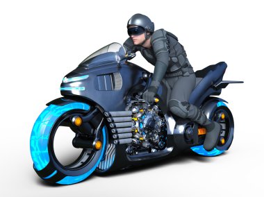 bir süper kahraman 3d cg render