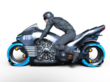 bir süper kahraman 3d cg render