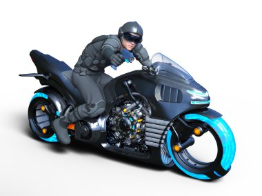 bir süper kahraman 3d cg render