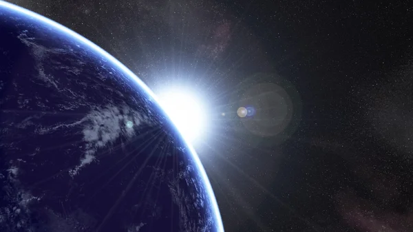 3D CG rendering of the earth — Stock Photo, Image