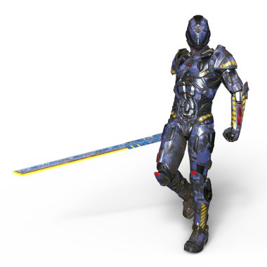 3d cg işleme bir robot