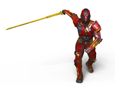 3d cg işleme bir robot