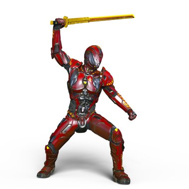 3d cg işleme bir robot