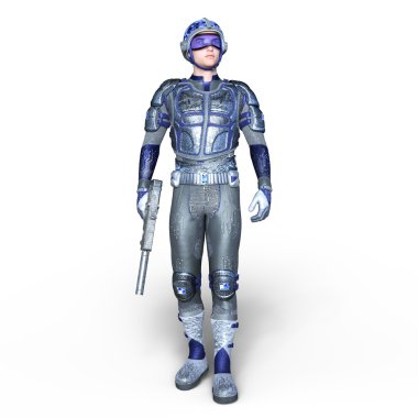 bir süper kahraman 3d cg render