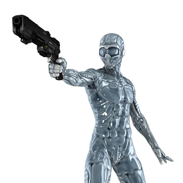 3D CG rendering of an android — Stock Photo, Image