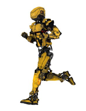 3d cg işleme bir robot