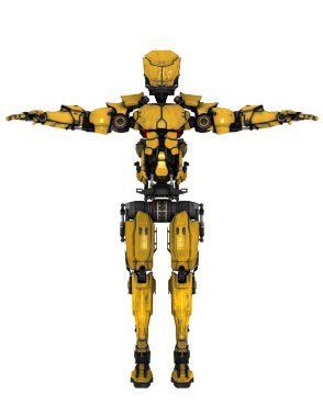 3d cg işleme bir robot