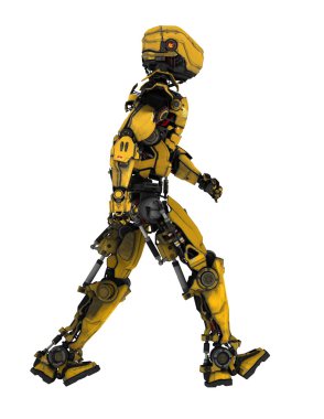 3d cg işleme bir robot