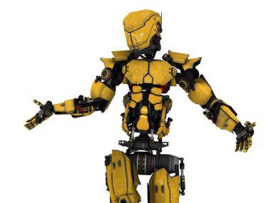3d cg işleme bir robot