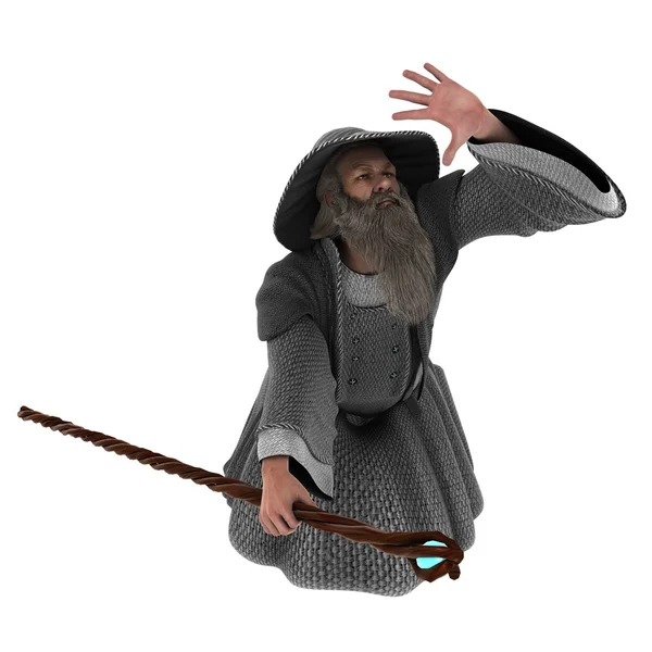 3D CG візуалізація старого чоловіка — стокове фото