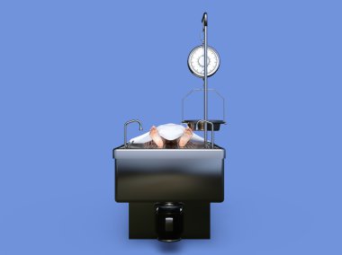 3d cg işleme bir diseksiyon stand