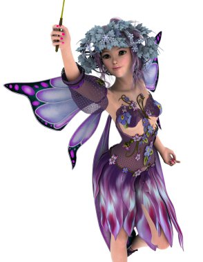 3d cg işleme bir peri.