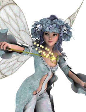 3d cg işleme bir peri.