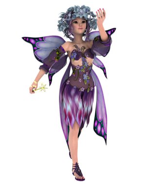 3d cg işleme bir peri.