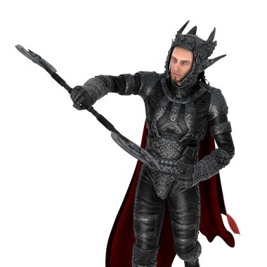 bir şövalyenin 3d cg işleme