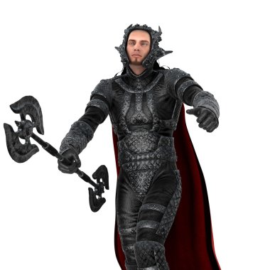 bir şövalyenin 3d cg işleme