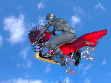 3d cg işleme süper bir kadın