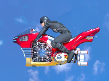 3d cg işleme süper bir kadın