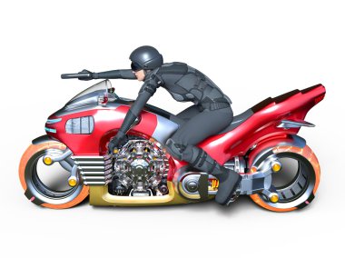 3d cg işleme süper bir kadın