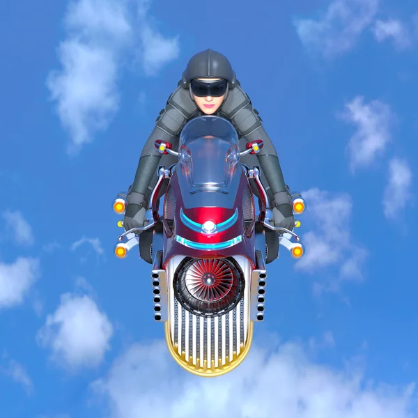 3d cg işleme süper bir kadın