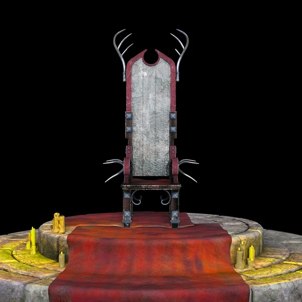 3D CG renderização de uma cadeira — Fotografia de Stock