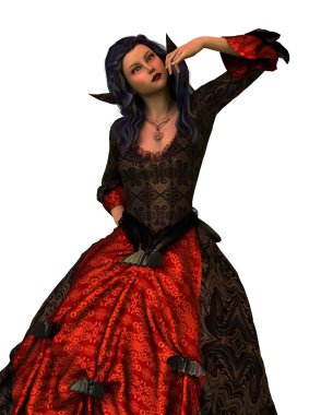 3d cg işleme bir prenses