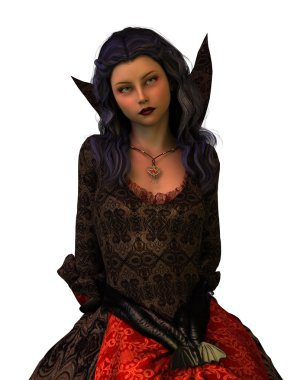 3d cg işleme bir prenses