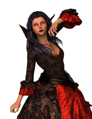 3d cg işleme bir prenses