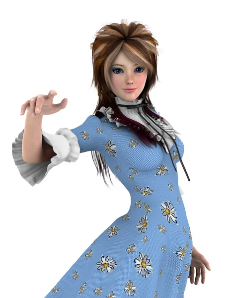 3D CG rendering of a princess — Stock Photo, Image