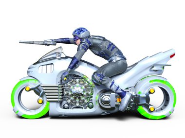 bir süper kahraman 3d cg render