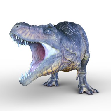 bir dinozor 3d cg işleme