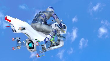 bir süper kahraman 3d cg render